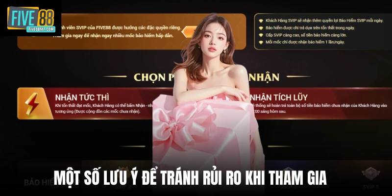 Một số lưu ý để tránh rủi ro khi tham gia